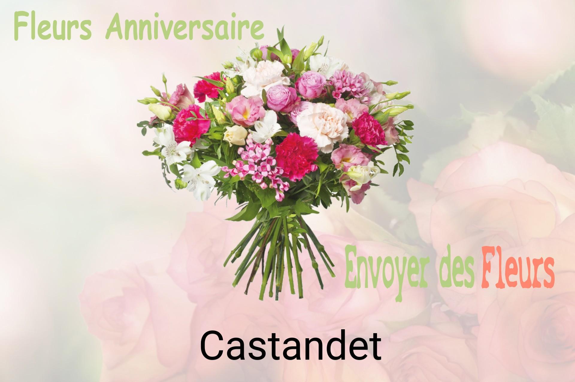 Bouquet de fleurs d’anniversaire livré à Castandet