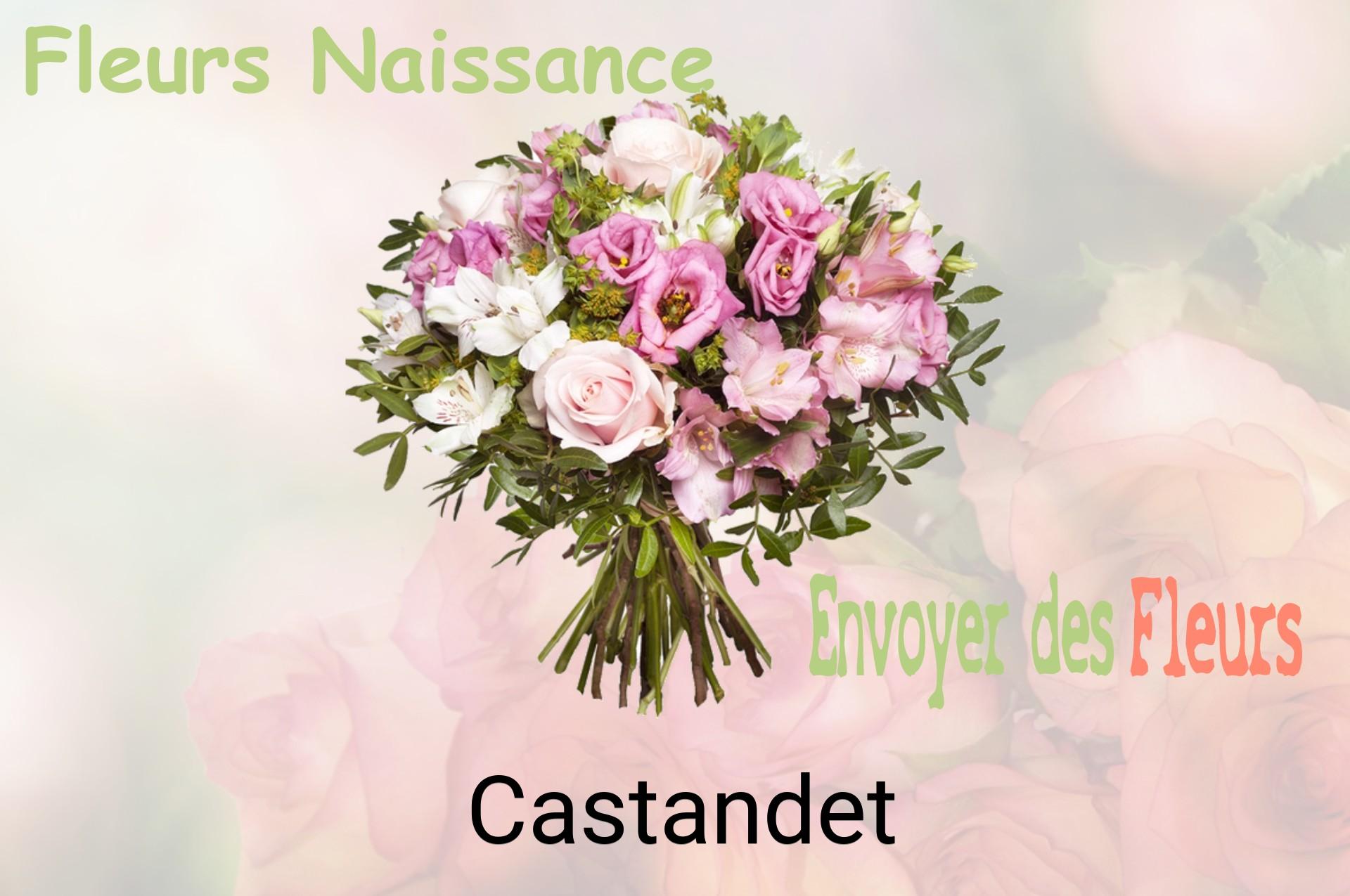 Bouquet de fleurs de naissance livré à Castandet